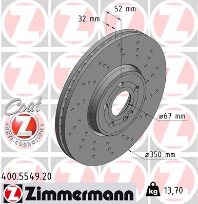 Disc Brake Rotor | ZIM400.5549.20