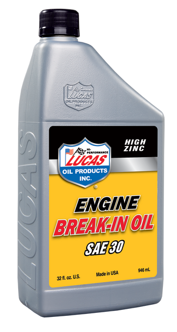 SAE 30W High Zinc Break-in Conventional Engine Oil - 946mL | LUC10630