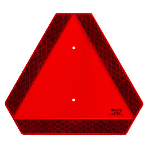 Slow-Moving Vehicle Emblem, Orange/Red | GRO71152