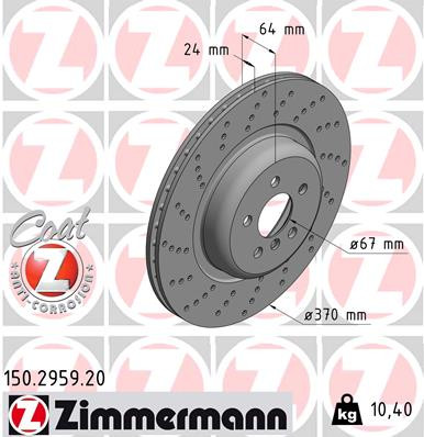 Coat Z Brake Rotor | ZIM150.2959.20