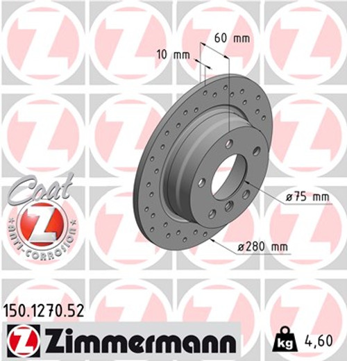 Sport Coat Z Brake Rotor | ZIM150.1270.52