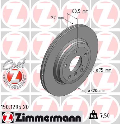 Coat Z Brake Rotor | ZIM150.1295.20
