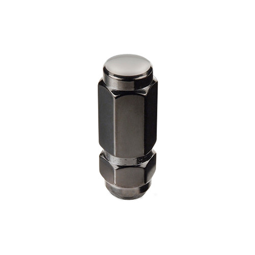 Lug Nut Set, Cone Seat, 9/16"-18 (7/8" Hex) Black Finish - (Qty 8) | 46264816