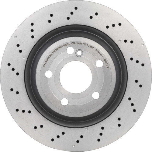 Premium UV Coated Rear Disc Brake Rotor | BBB09.B743.51