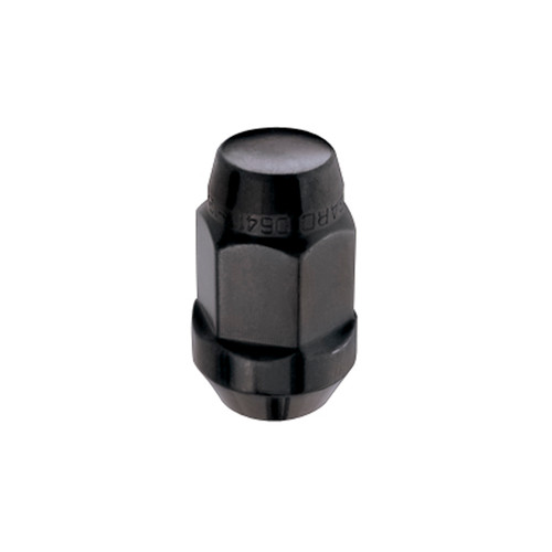 Lug Nut Set, Bulge Cone Seat, 1/2"-20 (3/4" Hex) Black Finish - (Qty 4) | 46264029