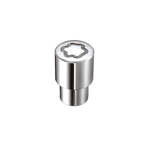 Chrome Regular Shank Wheel Lock Set (7/16-20 Thread Size) - Set of 4 Locks, 4 Washers and 1 Key | 46221122