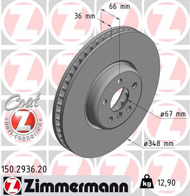 Coat Z Brake Rotor | ZIM150.2936.20