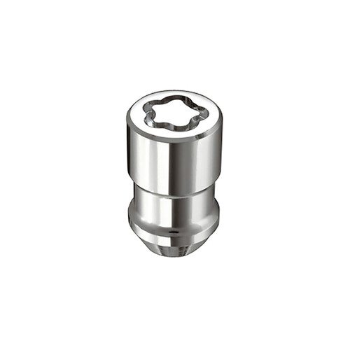 Chrome Cone Seat Wheel Lock Set (1/2-20 Thread Size) - Set of 4; Set of 4 Locks and 1 Key | 46224198