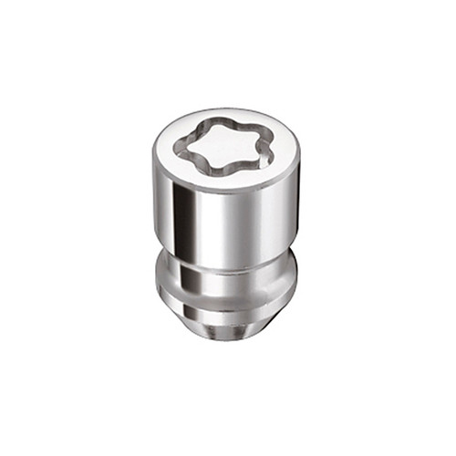 Chrome Cone Seat Wheel Lock Set (M12 x 1.5 Thread Size) - Set of 5 Locks and 1 Key | 46224557