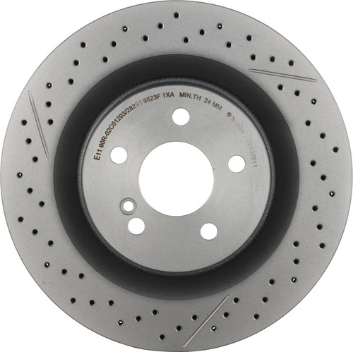 Premium Coated Vented Rear Disc Brake Rotor | BBB09.A326.11