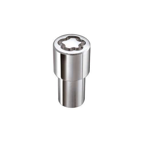 Chrome Long Shank Wheel Lock Set (7/16-20 Thread Size) - Set of 4 Locks, 4 Washers and 1 Key | 46222142