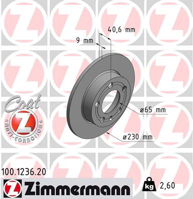 Coat Z Brake Rotor | ZIM100.1236.20