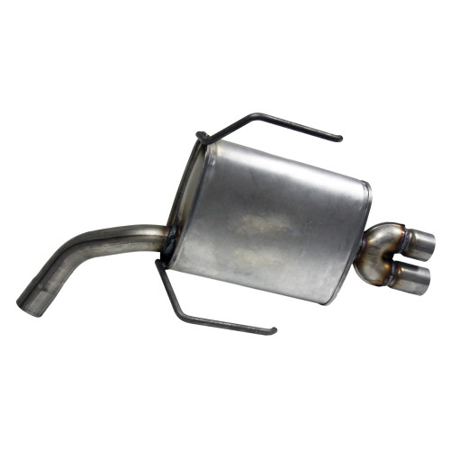 Quiet-Flow SS Direct Fit Exhaust Muffler Assembly 2" Inlet (ID) 2.25" Outlet (OD) | WEX53830