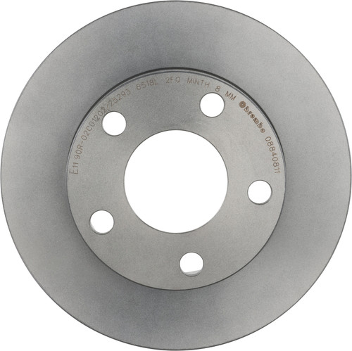 Premium UV Coated Solid Rear Disc Brake Rotor | BBB08.8408.11