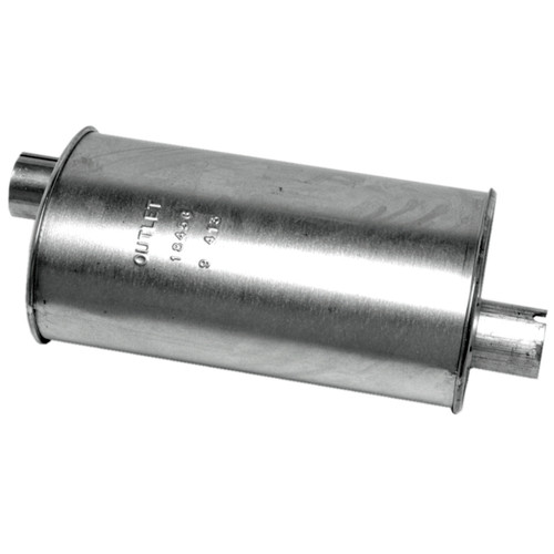 SoundFX Direct Fit Exhaust Muffler 2.5" Inlet (ID) 2.5" Outlet (ID) | WEX18456