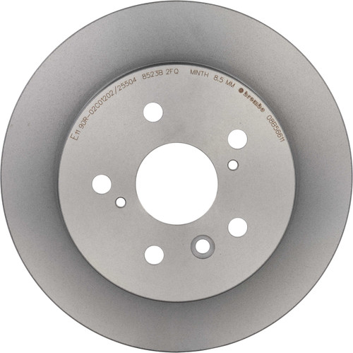 Premium UV Coated Solid Rear Disc Brake Rotor | BBB08.B566.11