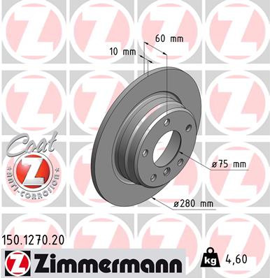 Coat Z Brake Rotor | ZIM150.1270.20