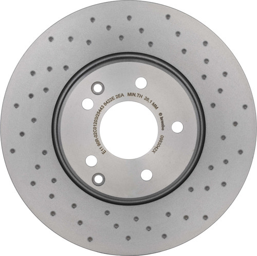 Premium UV Coated Xtra Cross Drilled Front Brake Rotor | BBB09.8304.2X