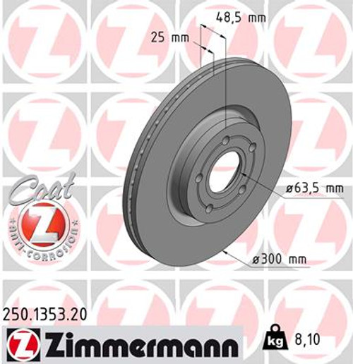 Coat Z Brake Rotor | ZIM250.1353.20