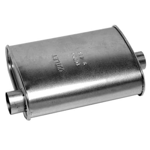 SoundFX Universal Exhaust Muffler 2" Inlet (ID) 2.125" Outlet (ID) | WEX17188