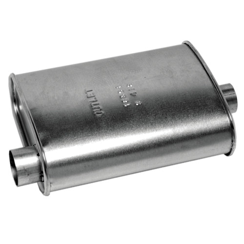 SoundFX Universal Exhaust Muffler 2" Inlet (ID) 2.125" Outlet (ID) | WEX17188