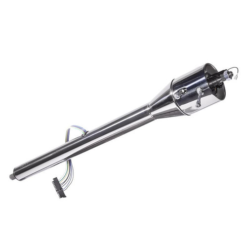 Floorshift Tilt Column: 2 in dia; 32 length 1 DD Polished Stainless | FLAFR20006SS