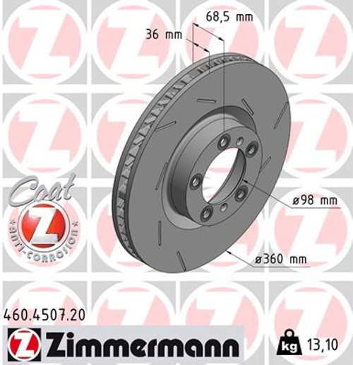 Coat Z Brake Rotor | ZIM460.4507.20
