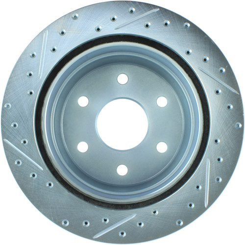 Select Sport Drilled and Slotted Brake Rotor, Rear Left | STE227.66045L