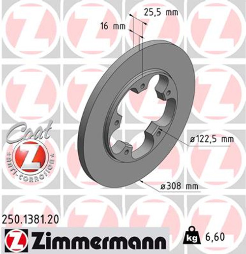 Coat Z Brake Rotor | ZIM250.1381.20