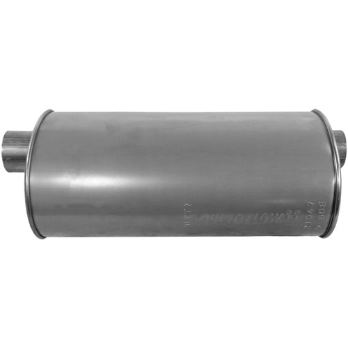 Quiet-Flow SS Direct Fit Exhaust Muffler 2.5" Inlet (ID) 2.5" Outlet (ID) | WEX21047
