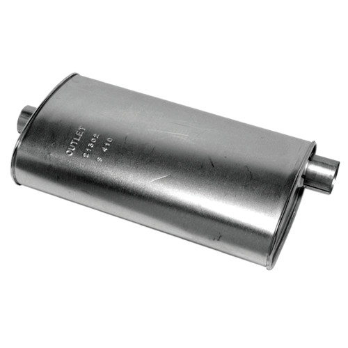 Quiet-Flow SS Direct Fit Exhaust Muffler 2.5" Inlet (ID) 2.25" Outlet (ID) | WEX21302