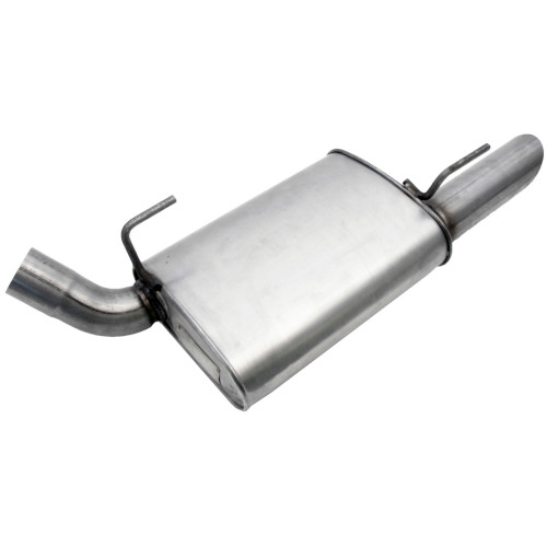Quiet-Flow SS Direct Fit Exhaust Muffler Assembly 2.5" Inlet (ID) 3" Outlet (OD) | WEX53740