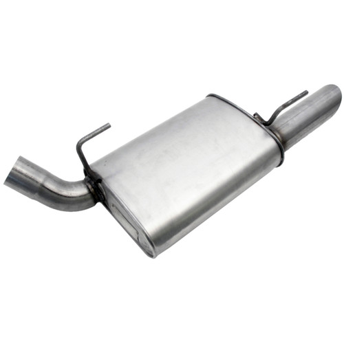 Quiet-Flow SS Direct Fit Exhaust Muffler Assembly 2.5" Inlet (ID) 3" Outlet (OD) | WEX53740