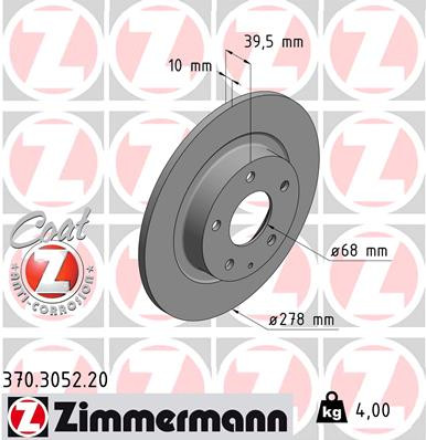 Coat Z Brake Rotor | ZIM370.3052.20