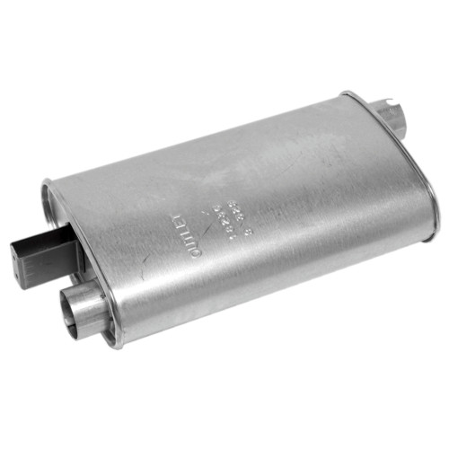 SoundFX Direct Fit Exhaust Muffler 2.25" Inlet (ID) 2.25" Outlet (ID) | WEX18236
