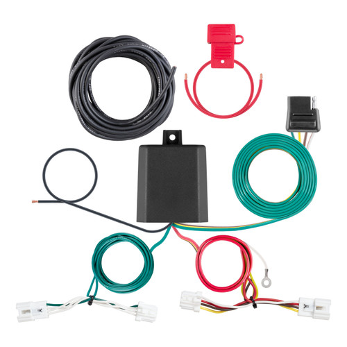 Vehicle-Side Custom 4-Pin Trailer Wiring Harness; Fits Select Nissan Sentra | CRT56500