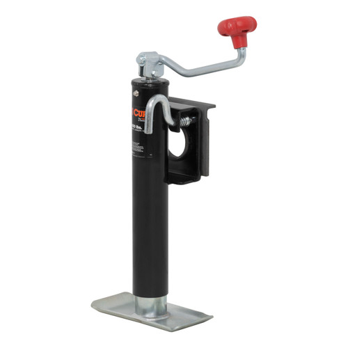 CURT Bracket-Mount Swivel Jack with Side Handle (2,000 lbs,