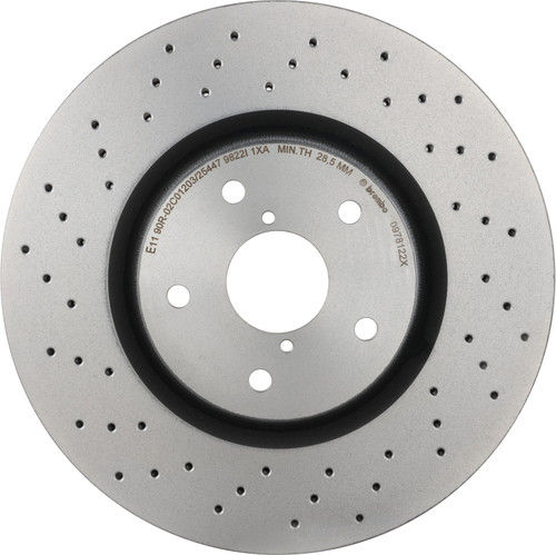 Premium UV Coated Xtra Cross Drilled Front Brake Rotor | BBB09.7812.2X