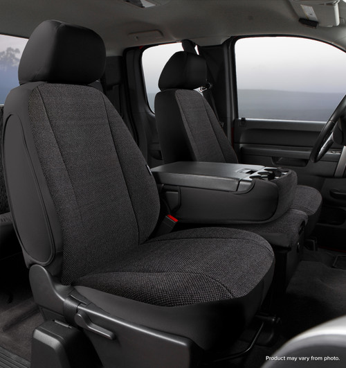 TR40 Series - Wrangler Saddleblanket Custom Fit Front Seat Cover - Solid Gray | 947TRS49-37 BLACK