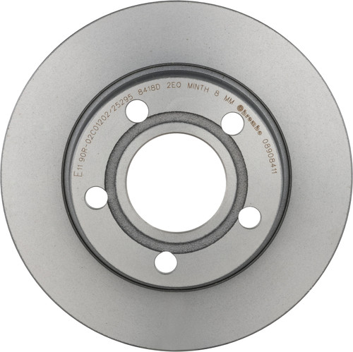 Premium UV Coated Solid Rear Disc Brake Rotor | BBB08.9084.11