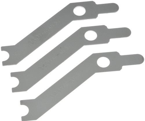 Offset Starter Alignment Shim, (1) 1/64, (1) 3/64, (1) 1/16 In., GM | DOR02350