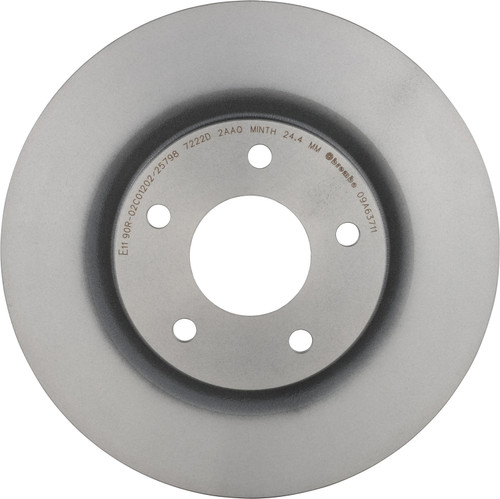Premium Coated Vented Front Brake Rotor | BBB09.A637.11