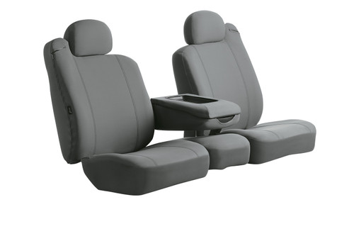 SP80 Series-Seat Protector Poly-Cotton Universal Fit Front Seat Cover-Gray | 947SP83-2 GRAY