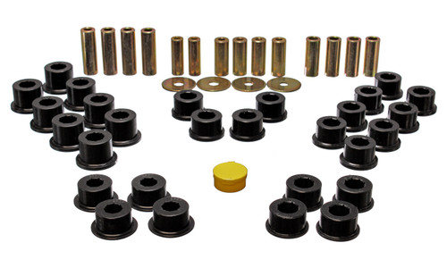 Control Arm Bushing Set, Black, Rear, Performance Polyurethane | 30611.3106G