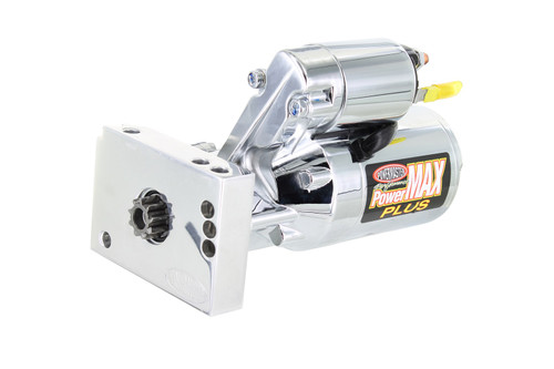 PowerMax Plus Starter, Chrome, 153/168 Tooth Flywheel, Straight Mount | 12P19000