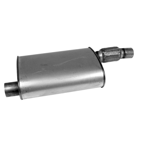 Quiet-Flow SS Direct Fit Exhaust Muffler 2.5" Inlet (ID) 2.5" Outlet (OD) | WEX21485