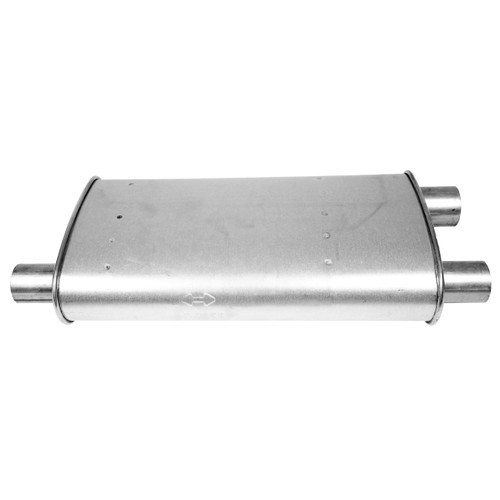 SoundFX Universal Exhaust Muffler 2.25" Inlet (ID) 2" Outlet (ID) | WEX17836