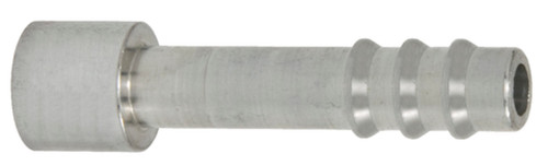 Braze-On Hose Connector (outer), Aluminum, Standard Diameter Barb and Clamp | 4SE12391