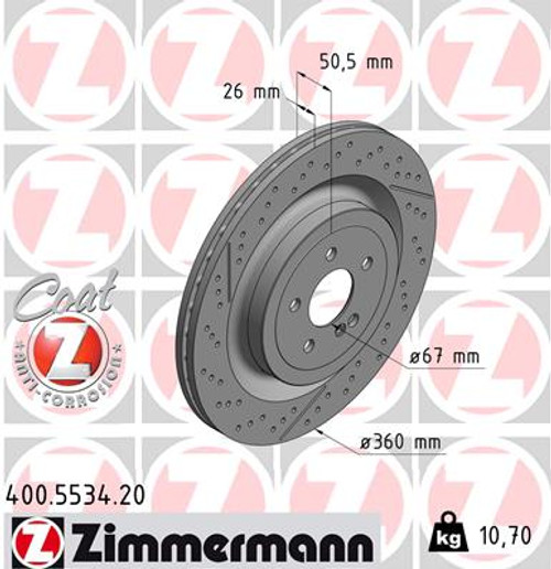 Coat Z Brake Rotor | ZIM400.5534.20