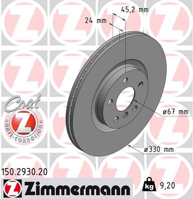 Coat Z Brake Rotor | ZIM150.2930.20